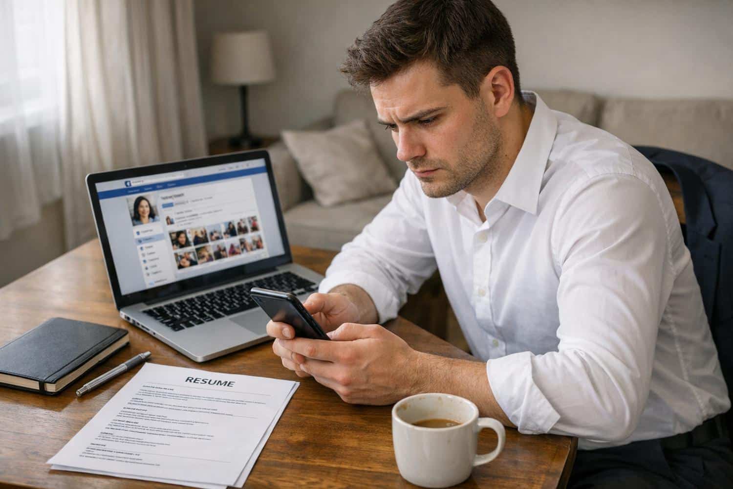 candidat verifie reseaux sociaux entretien