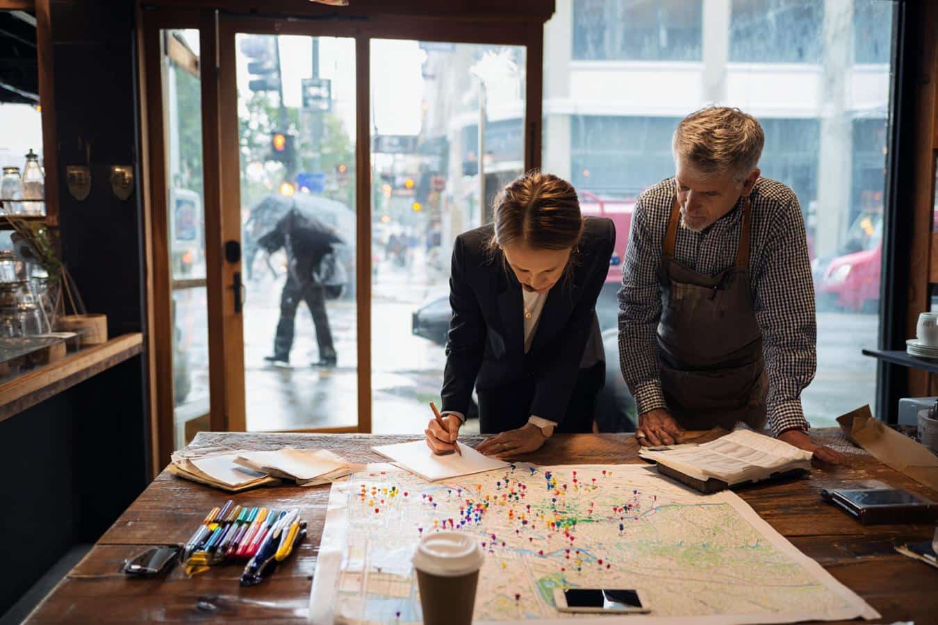 clients geolocalises et cartographie marketing