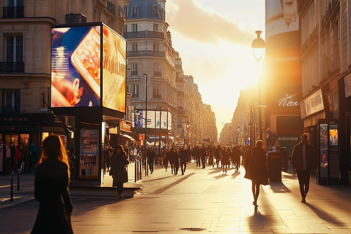 panneau publicitaire dynamique ville france