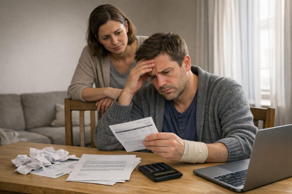salaire variable et arret de travail