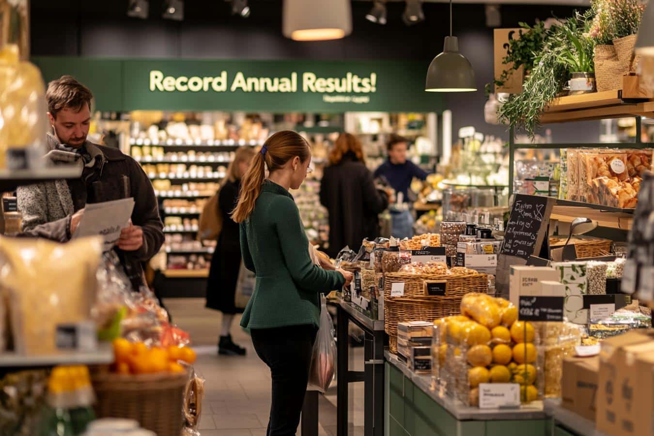 sostrene grene resultat annuel record
