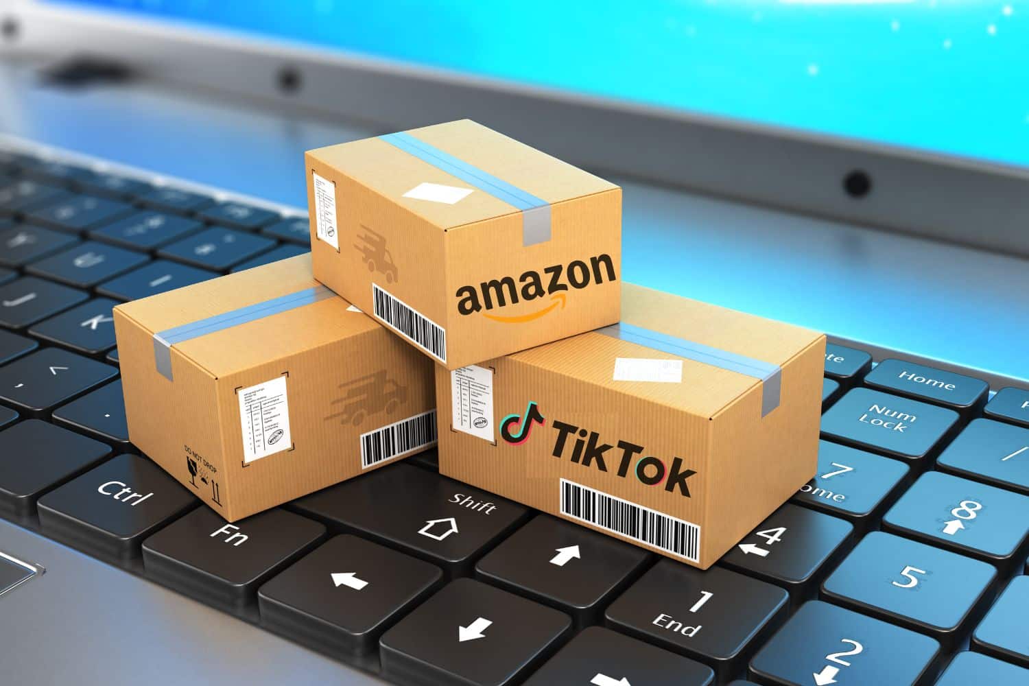 tiktok vs amazon logistique
