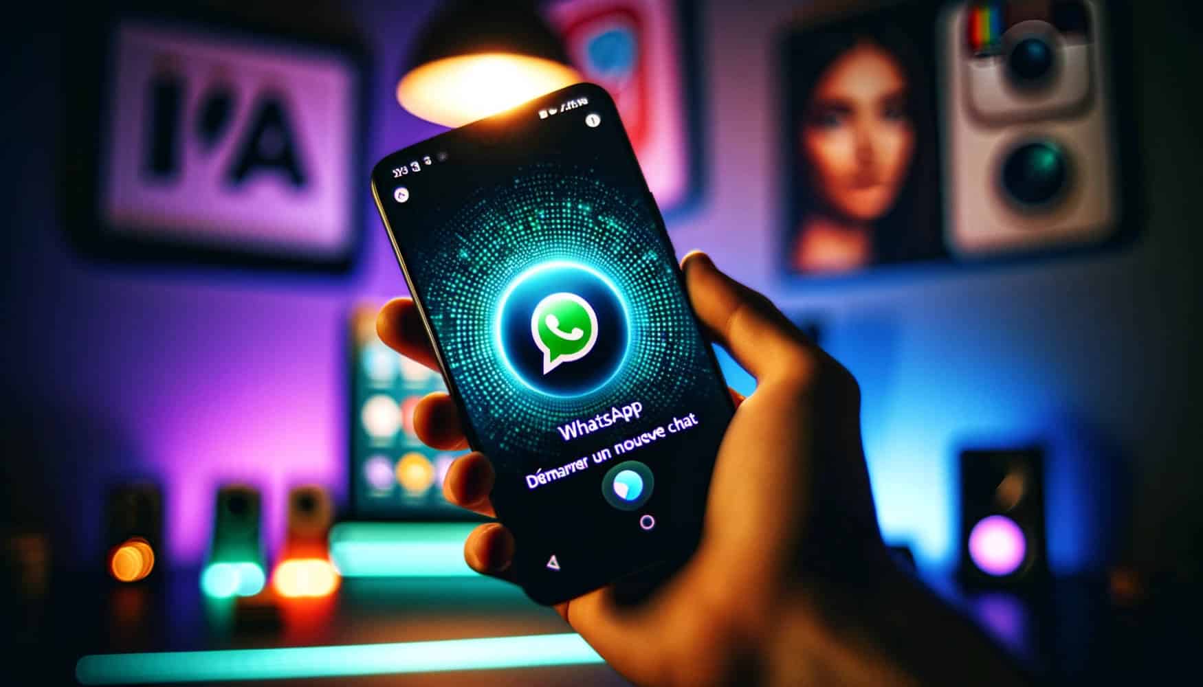 whatsapp bouton ia messagerie